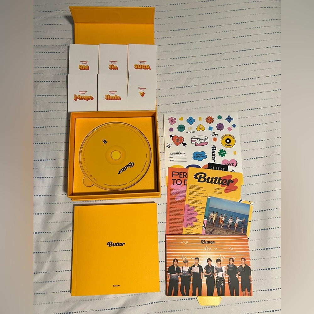 BTS Butter Album cream